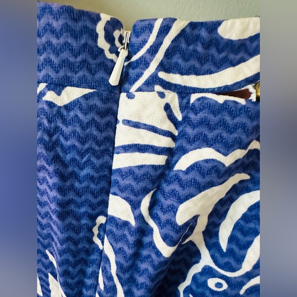 Lilly Pulitzer | Blue Tide Pools Beaded Shift Dress - Picture 14 of 15